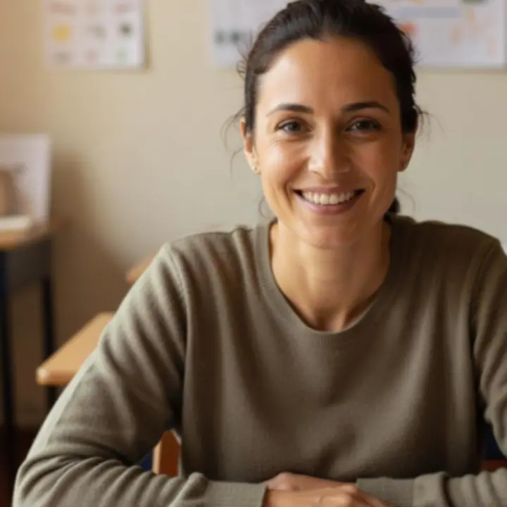 Portrait d’un étudiant satisfait ayant suivi les cours de français en ligne